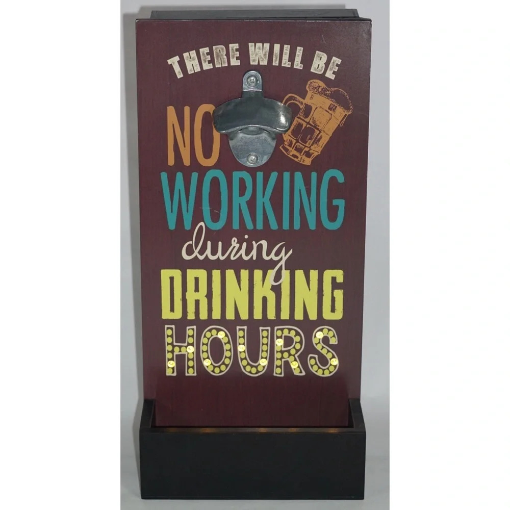 Bottle Opener On Tap LED Wall Mounted Opener
